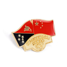 Diferentes Banderas Nacionales Epoxy-Dripping Lapel Pin insignia (GZHY-LP-012)