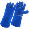 Red Cowhide Split Leather Industrial Hand Safety Welding Work Gloves (111032)