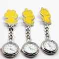 Fashion Yellow Metal Nurse Watch