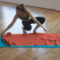 Serviette de tapis de tapis de yoga en microfibre non glissé serviette de sport
