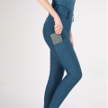 Blue Green Femmes Silicone Pocket Equestrian Breeches