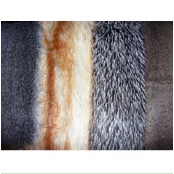 Tops Knitting Imitação Faux Fur