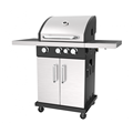 Three Burner Gas Grill With Side Burner