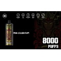 Nuevo elemento KK 8000 Puffs Dispositivo de vape desechable