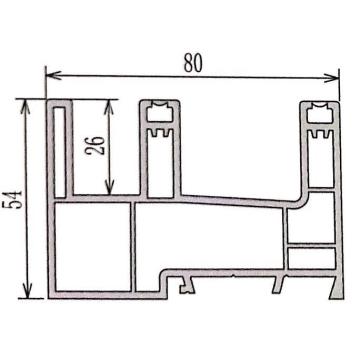 Sliding uPVC Profile For Window