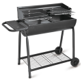 Garden Large Smoker Folding Side Table Outdoor Barrel Barbecue Grill Charcoal Grill Bbq