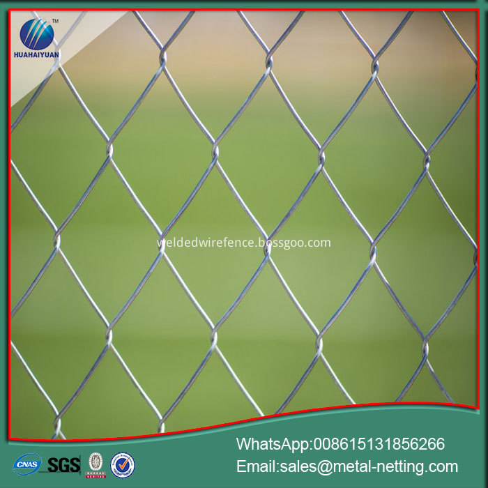 galvanized chain link fence