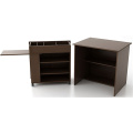 Espresso Finish Multi-functional Wooden Cabinet