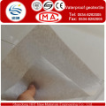 Geotêxtil impermeável do nonwoven do fabricante com 300G / M2-1100G / M2, forro da lagoa do HDPE, geotêxtil da geomembrana do HDPE