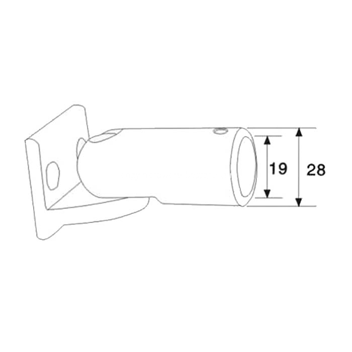 Handrail Pipe Connector Fittings For Shower Enclosure