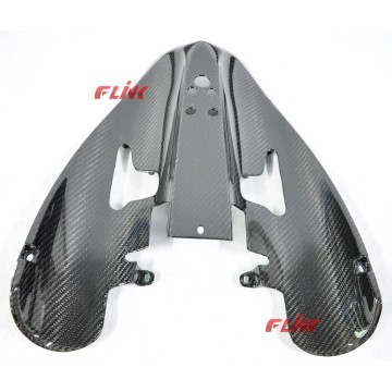 Fibra de carbono da motocicleta partes Undertray para Yamha R1 04-06