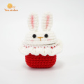 Red And White Stitching Rabbit Bluetooth Earphone Case