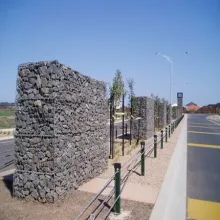 Galvanizada caixa de malha hexagonal gabion