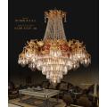 Classical Brass with Crystal Luxury Chandelier Pendant Lamp (FD-0606-8+4+4+1)