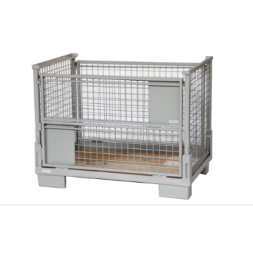 Collapsible and Galvanized Wire Steel Storage Container