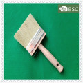 Wooden Handle Pet Hollow Filament and White Bristle Ceiling Brush