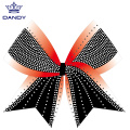 Customized tie dye cheer bow