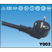 VDE Approval European Power Cords