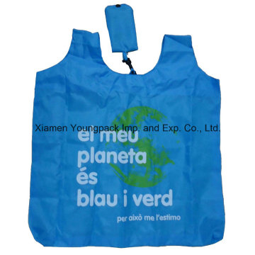 Promotional Custom Foldable Reusable Nylon Shopping Tote Bag