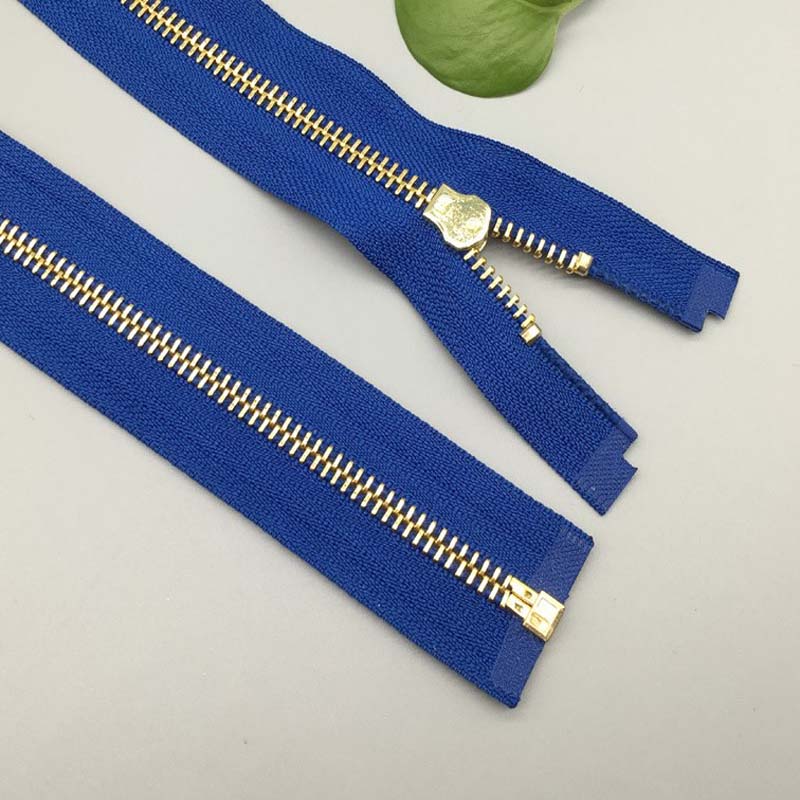 12 Inch separating brass zipper for home textile