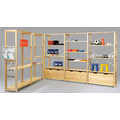 Store Wooden Display Rack