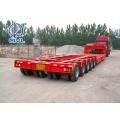 Multi axles 40ft flatbed iso container trailer