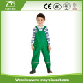 Children Rain Pants Reflective PU Leather Bib Pants