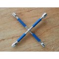 2015 New Blue Rubber Gripe Polido Cross Rim Wrench