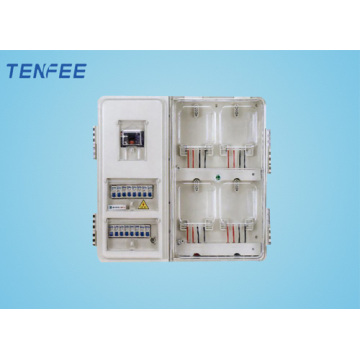 Caixas de medidores com caixa de controle do MCB