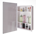 Modern Style Bathroom Aluminium Wall Mounted Mirror Cabinet