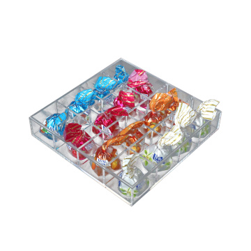 Acrylic chocolate packaging customzied shaped chocolate box