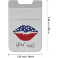 Stretchy Lip Stick on Cell Phone Wallet Holder