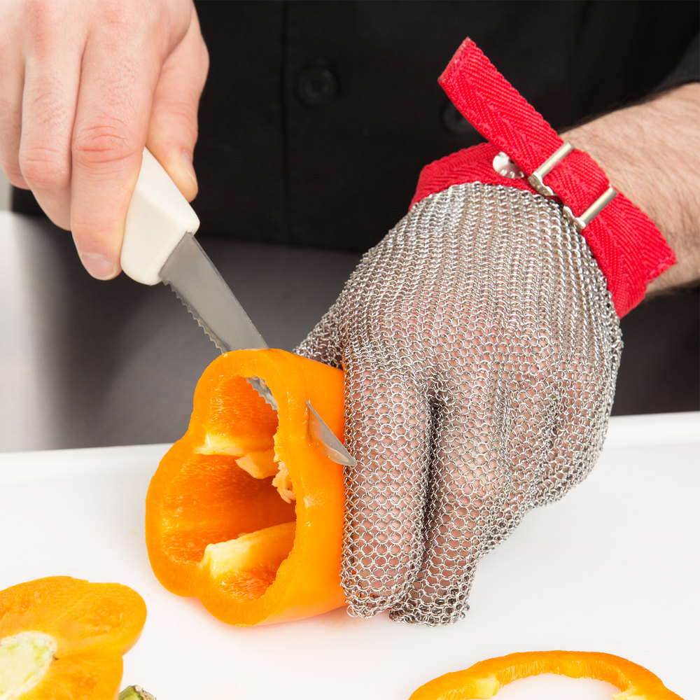 vegetable processing mesh glove