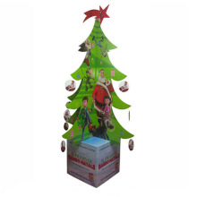 Publicidade / recorte de cartão de natal Standees Display