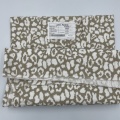 Padrão de estampa de leopardo amigável para a pele 100% algodão tecido