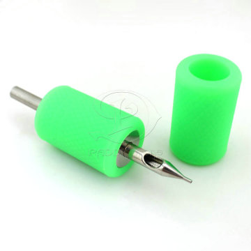 Capa de pegador de tatuagem em silicone macio verde Import