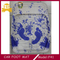 Footprint Fur Material Car Carpet Mat