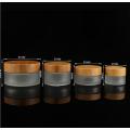 Bamboo Cosmetic Bottles And Jars Sets Bamboo Lid