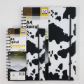 Personalisierte schwarzes Papier Notebook