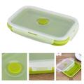 Microwave Safe Silicone Collapsable Lunch Box