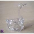 Decorative Swan Shaped Glass Ring Holder