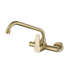 360 degree turn wall mounted sink faucet