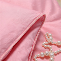 Tribute satin cotton and silk quilt-pink jade