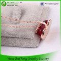 14K Stainless Steel Natural Red Stone Necklace