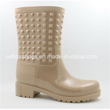 Unique Fashion Sexy High Heels Women Rubber Rain Boots