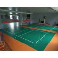 Sportbodenbelag von Litchi Pattern Indoor Badminton Court Sport Vinyl Bodenbelag Rolle 3,5 4,5 grün rot grau Farbe