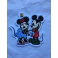 Broderie Animal Paillettes Fourrure Patch Mickey Mouse