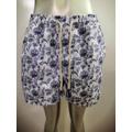 Vintage print men's beach short