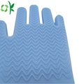 Silicone Washing Cleaning Brush Gloves Dishwashing Glvoes