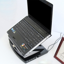 10-17 Zoll Faltbarer Laptop-Ständer mit 4 USB 2.0 Port Hub mit Lüfter